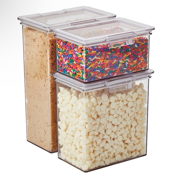 🍀The Home Edit 3 Piece Stackable Food Organizer & Storage Containers - Picture 1 of 9